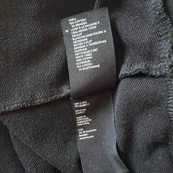 COS Women's black sweatshirt Top Medium - Picture 5 of 5